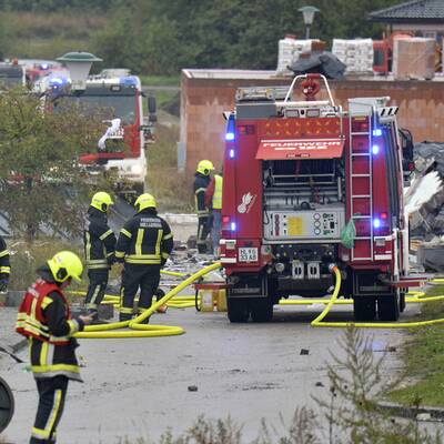 Haus in Hollabrunn explodiert
