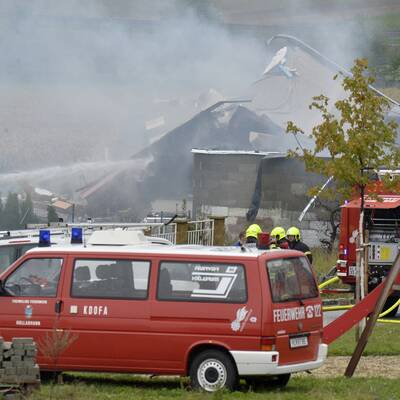 Haus in Hollabrunn explodiert
