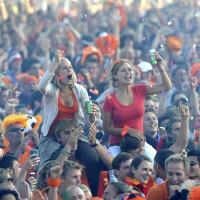 Euphorie in den Niederlanden