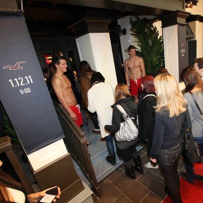 Hollister-Eröffnung im MURPARK