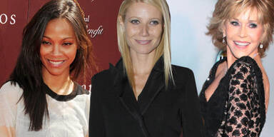 Gwyneth Paltrow, Jane Fonda, Zoe Saldana