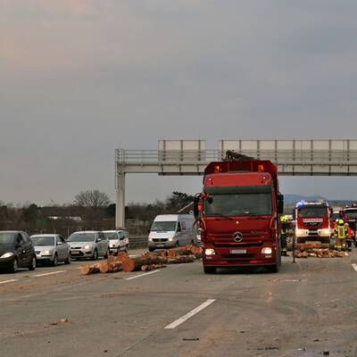 Lkw-Unfall auf der A2