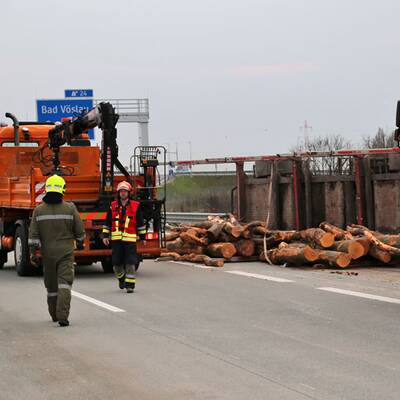 Lkw-Unfall auf der A2