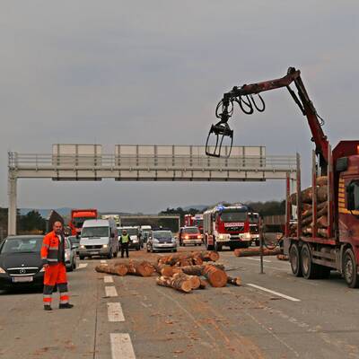 Lkw-Unfall auf der A2