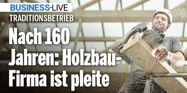Nach 160 Jahren: Holzbau-Firma ist pleite