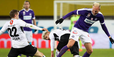 Hart erk&auml;mpft: Austria schlug Altach 2:1