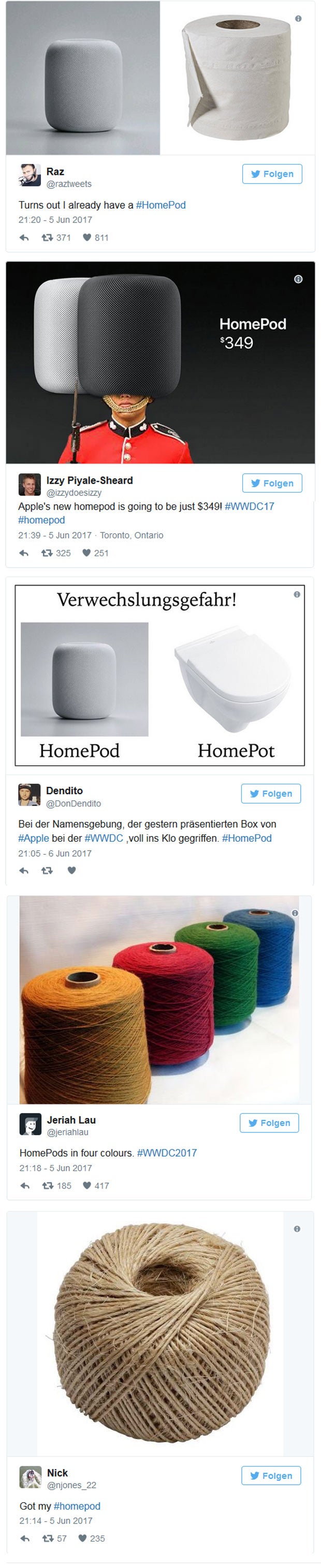 So spottet das Netz über den Siri-Lautsprecher
