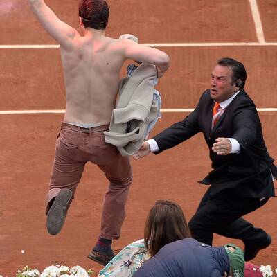 Nacktprotest bei French Open-Finale