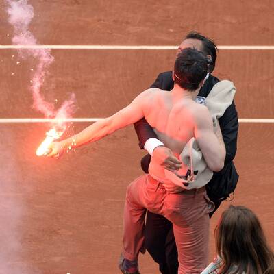 Nacktprotest bei French Open-Finale