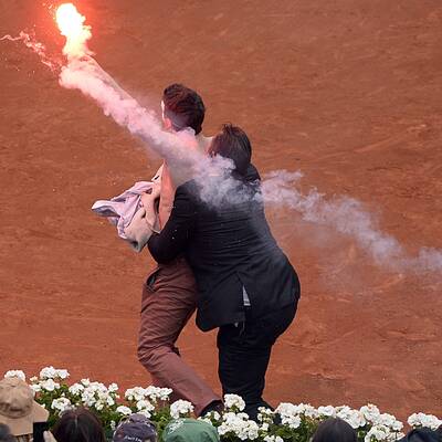 Nacktprotest bei French Open-Finale