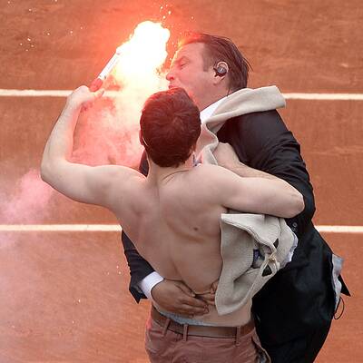 Nacktprotest bei French Open-Finale