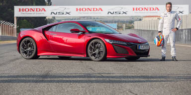 Alonso gab dem neuen NSX die Sporen