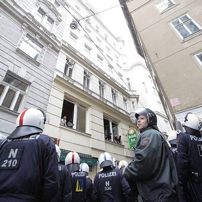 Deutsche Hooligans in Wien