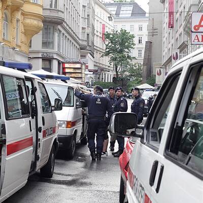 Deutsche Hooligans in Wien