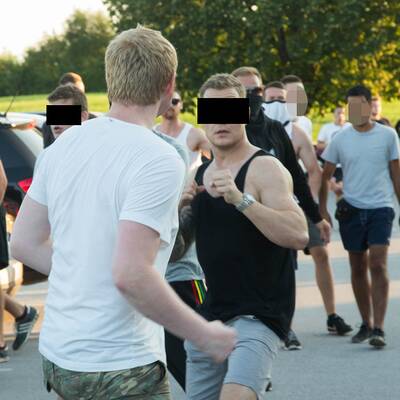 Hooligan-Schlacht bei Lindner-Testspiel