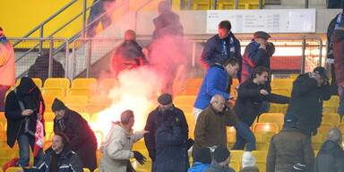 Zenit-Fans randalierten im Happel-Stadion 