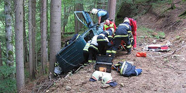 Auto-Absturz Hopfgarten