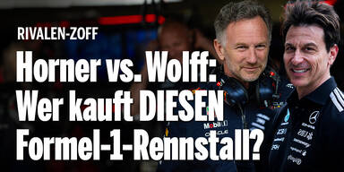 Heißes Duell Horner vs. Wolff: Wer kauft DIESEN Formel-1-Rennstall?