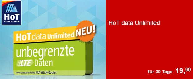 HoT startet unlimitierten Datentarif