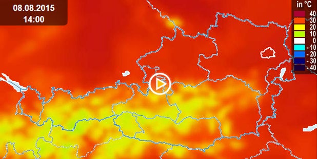 Hitze: Alarmstufe Rot im Osten Österreichs