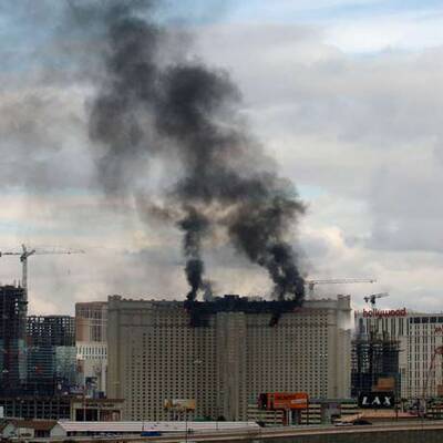 Casino-Hotel in Las Vegas steht in Flammen