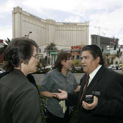 Casino-Hotel in Las Vegas steht in Flammen