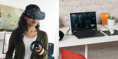 HP: VR-Headset & Notebook mit Thermopile-Sensor