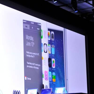 Apple zeigt iOS 7 und Co.