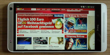 Das HTC One Max im großen oe24.at-Test