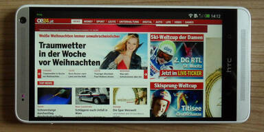 Das HTC One Max im großen oe24.at-Test