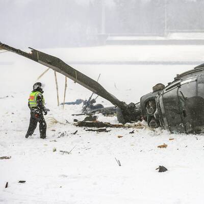 Hubschrauber über Berlin zusammengekracht