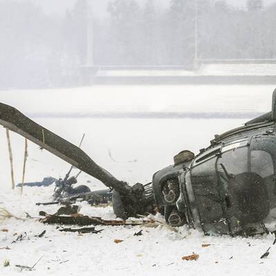 Hubschrauber über Berlin zusammengekracht