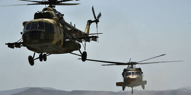 Schwere K&auml;mpfe in Aserbaidschan: Zwei Milit&auml;rhubschrauber abgeschossen