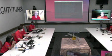 Nasa Mitarbeiter in Konferenz