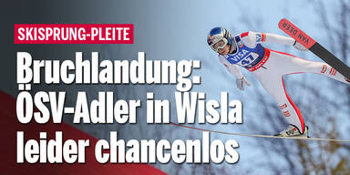 Bruchlandung: ÖSV-Adler in Wisla leider chancenlos