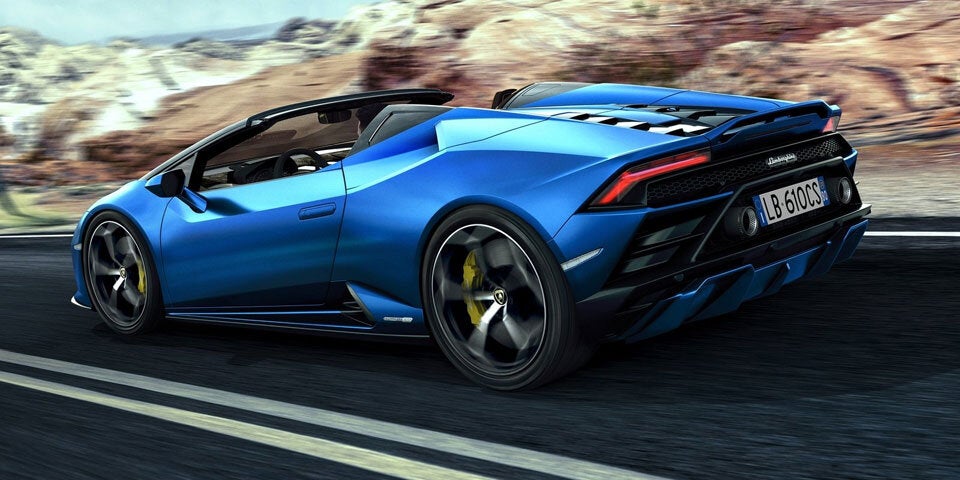 Huracán EVO Spyder jetzt auch mit Heckantrieb
