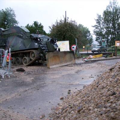Hochwasser in Ransing bei Mariazell