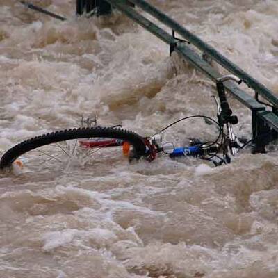 Hochwasser in Ransing bei Mariazell