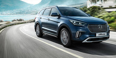 Hyundai frischt den Grand Santa Fe auf