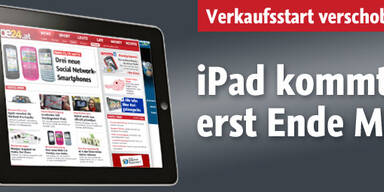 Apple verschiebt internat. iPad-Start
