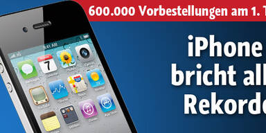 iPhone 4 schlägt ein wie eine Bombe