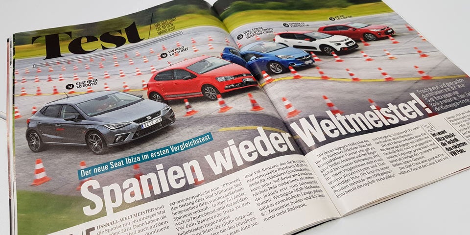 Seat Ibiza gewinnt großen Vergleichstest