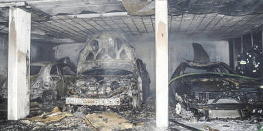 Feuerteufel legte Brand in Innsbrucker Tiefgarage