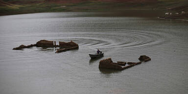 Versunkene Stadt taucht wieder auf