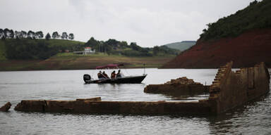 Versunkene Stadt taucht wieder auf