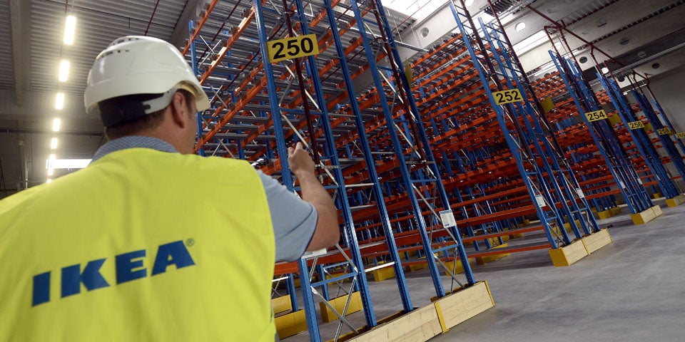 Mega-Möbellager von Ikea in Wien-Strebersdorf