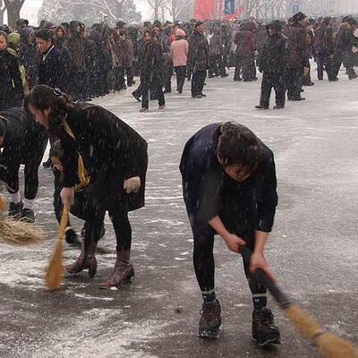 Beisetzungs-Zeremonie von Kim Jong-il in Pjöngjang