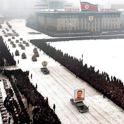 Beisetzungs-Zeremonie von Kim Jong-il in Pjöngjang