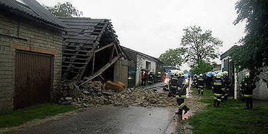 Unwetter: Feuerwehren im Großeinsatz 