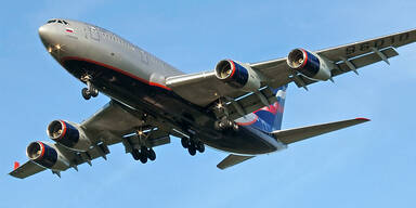 Russischer Regierungsflieger auf dem Weg nach Washington